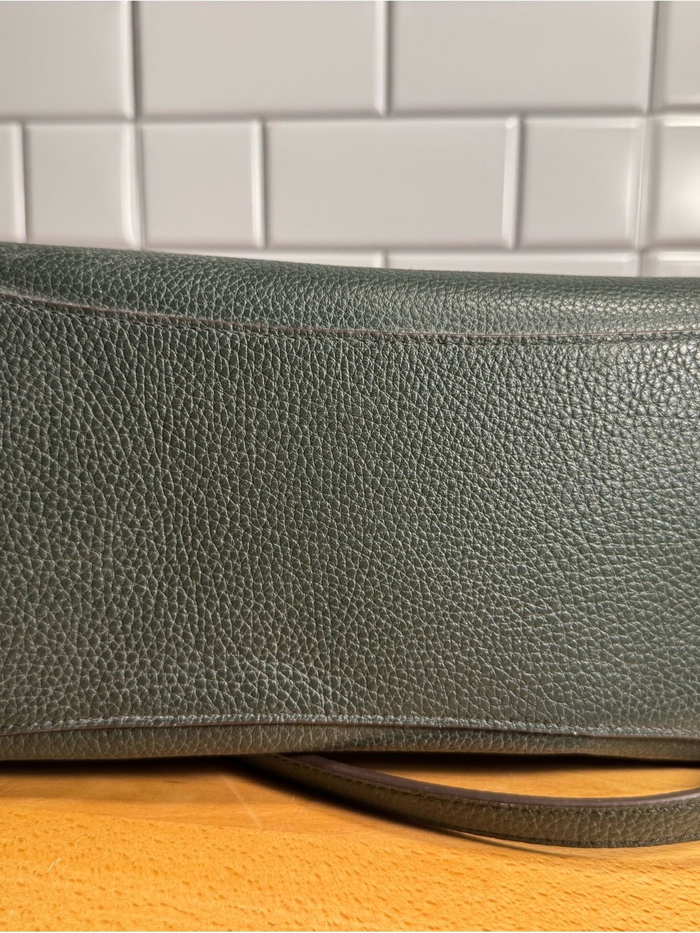 Kate Spade New York Leila Medium Triple Compartment Satchel Emerald Green - Picture 8 of 16